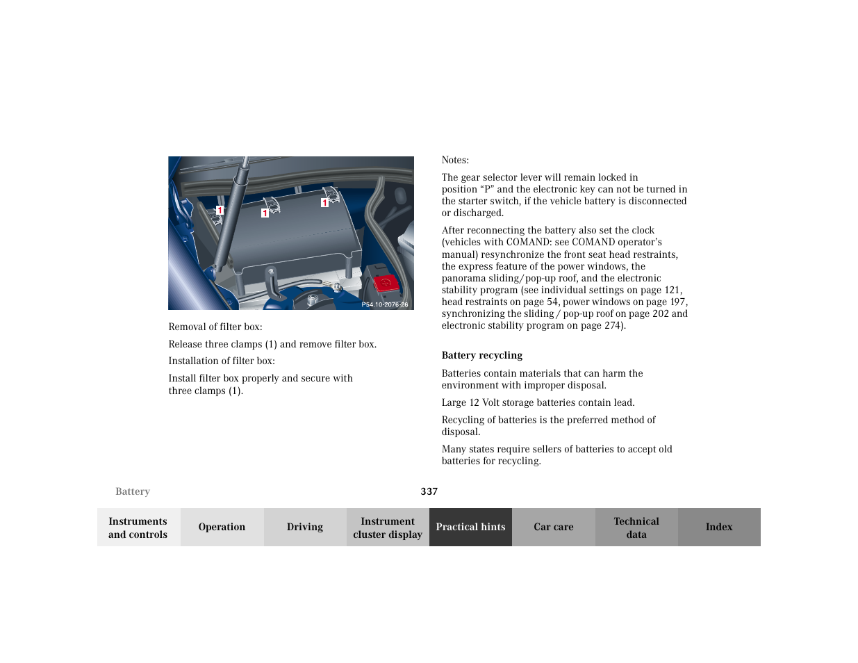Mercedes-Benz 2002 C 230 Kompressor User Manual | Page 340 / 399
