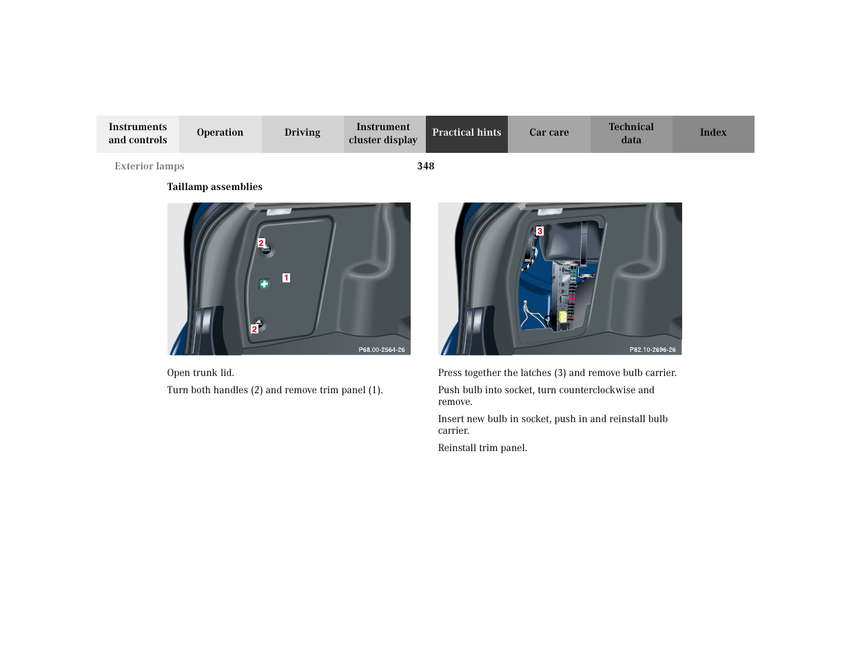 Mercedes-Benz 2002 C 230 Kompressor User Manual | Page 351 / 399
