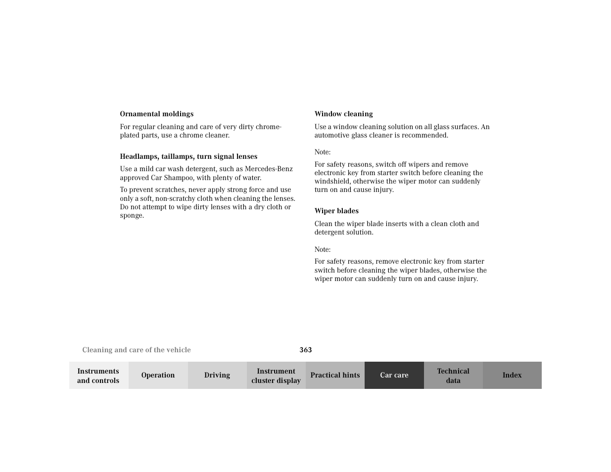 Mercedes-Benz 2002 C 230 Kompressor User Manual | Page 366 / 399