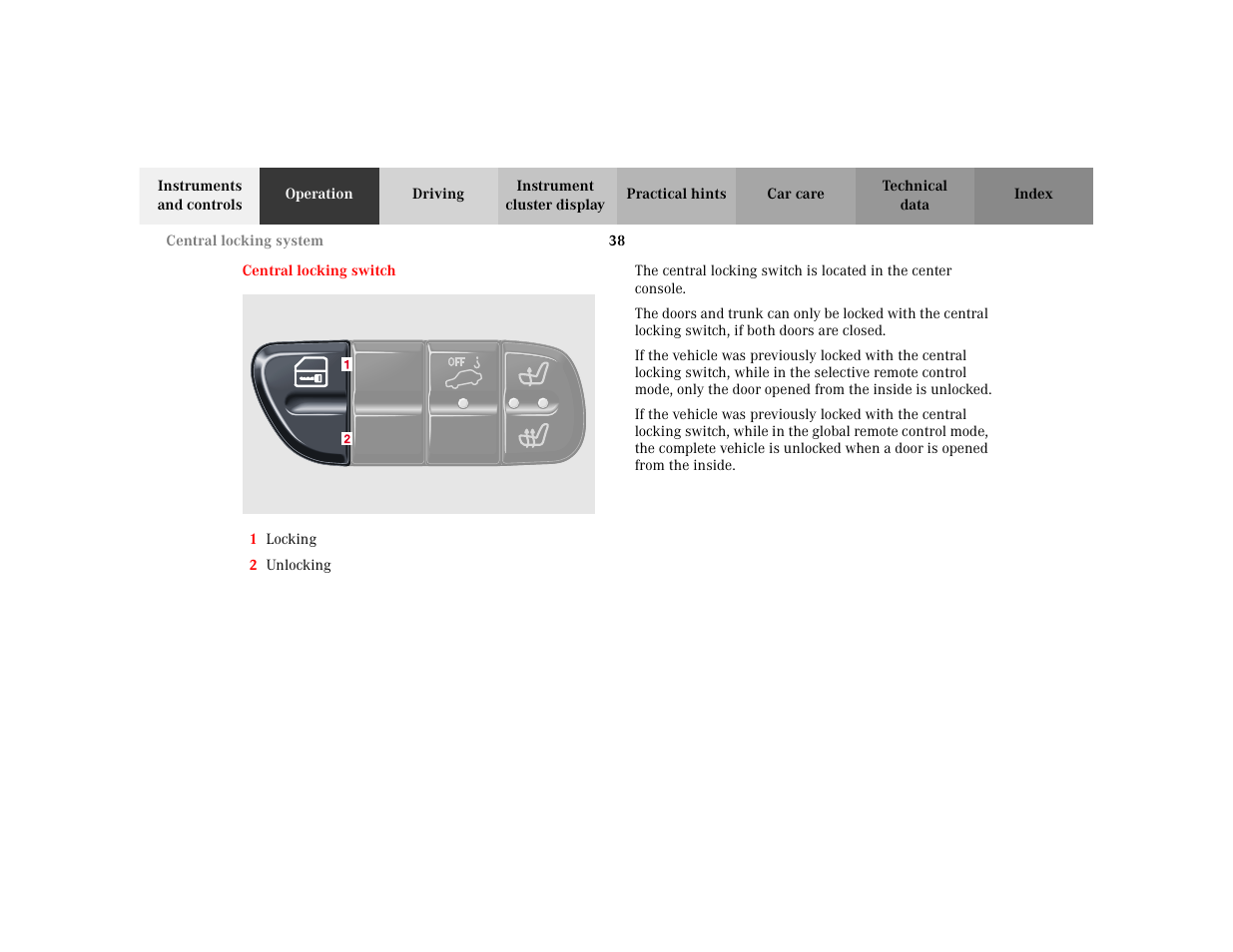 Mercedes-Benz 2002 C 230 Kompressor User Manual | Page 41 / 399