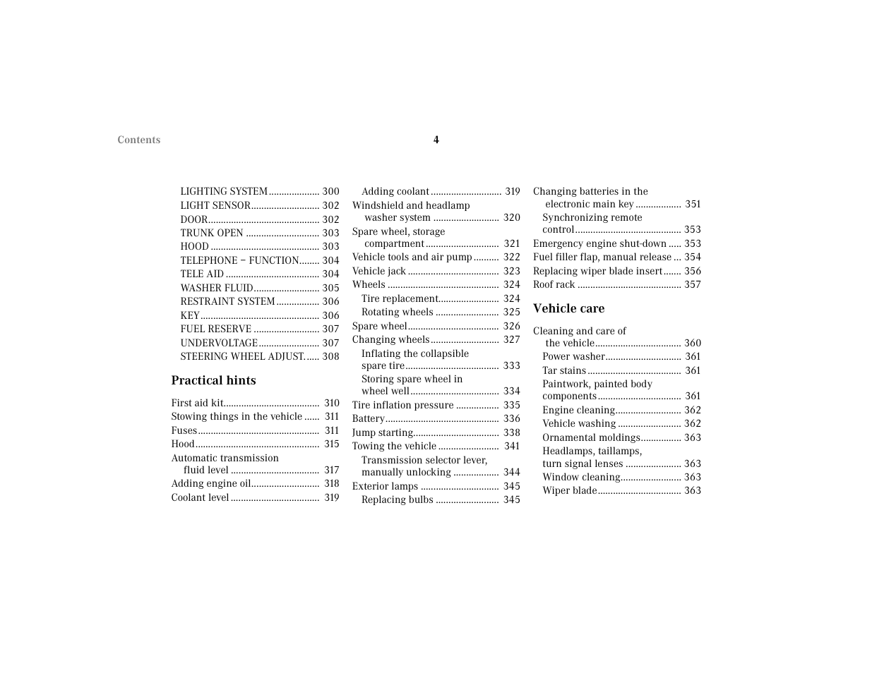 Mercedes-Benz 2002 C 230 Kompressor User Manual | Page 7 / 399