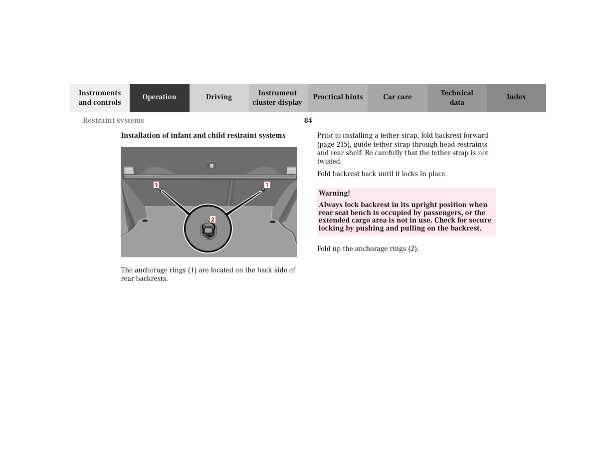 Mercedes-Benz 2002 C 230 Kompressor User Manual | Page 87 / 399