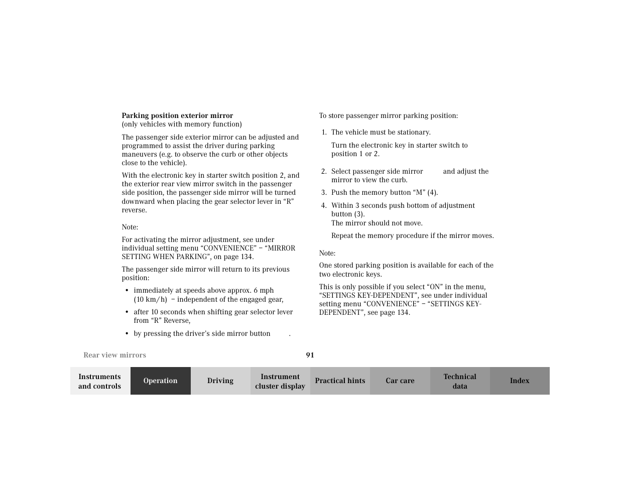 Mercedes-Benz 2002 C 230 Kompressor User Manual | Page 94 / 399