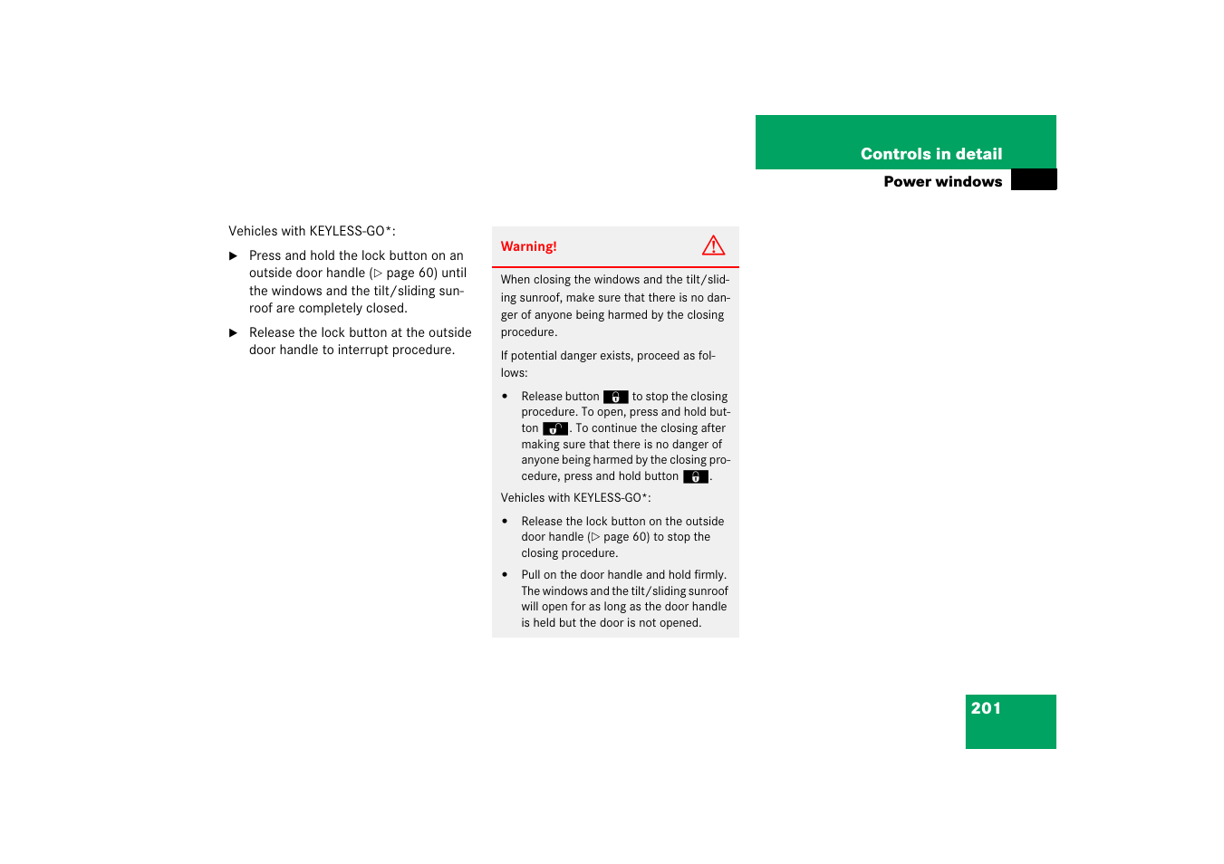 Mercedes-Benz 2006 CL 500 User Manual | Page 202 / 456
