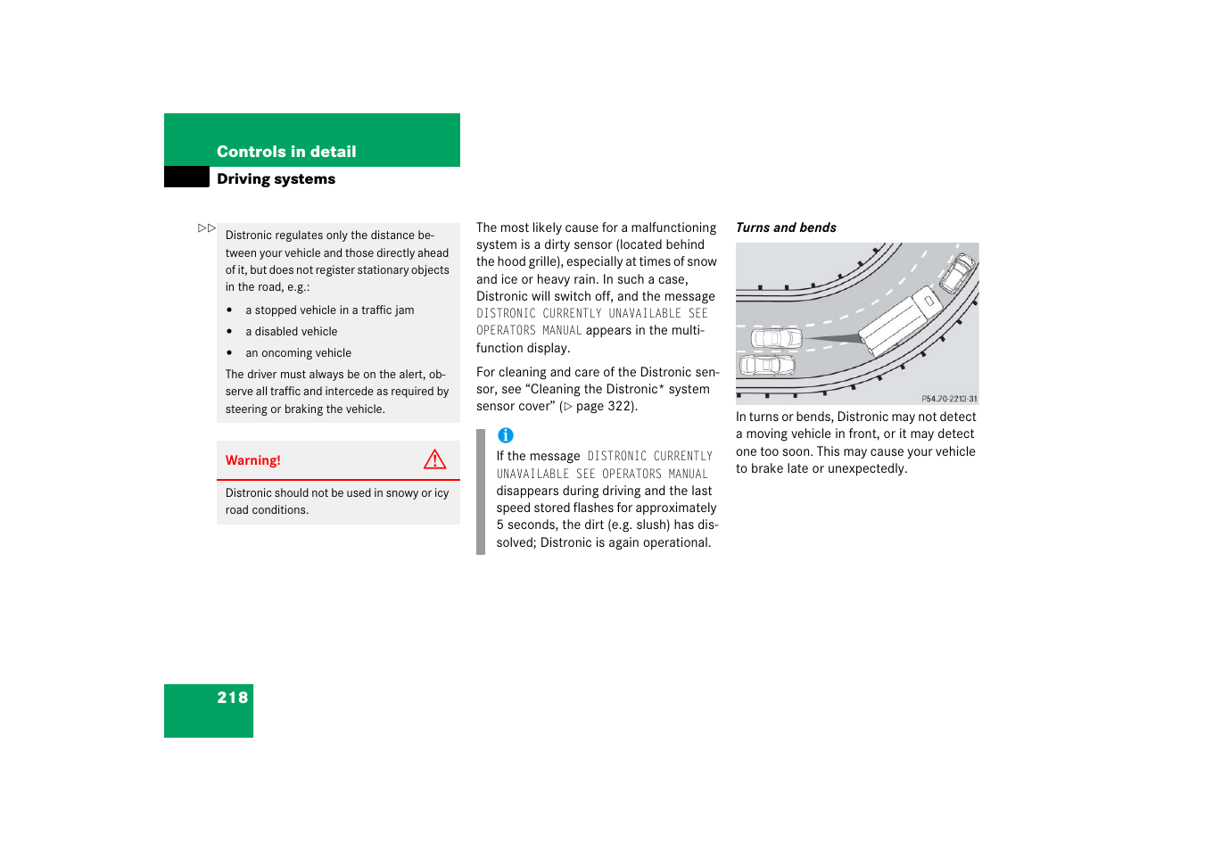 Mercedes-Benz 2006 CL 500 User Manual | Page 219 / 456