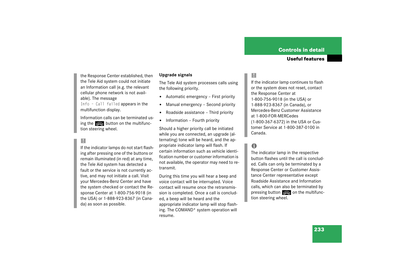 Mercedes-Benz 2003 CLK 500 User Manual | Page 233 / 394