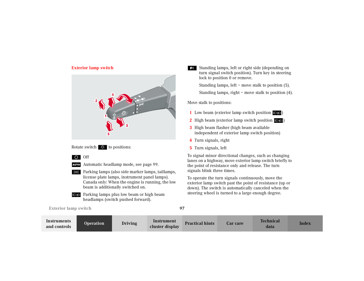 Mercedes-Benz 2002 ML 320 User Manual | Page 100 / 342