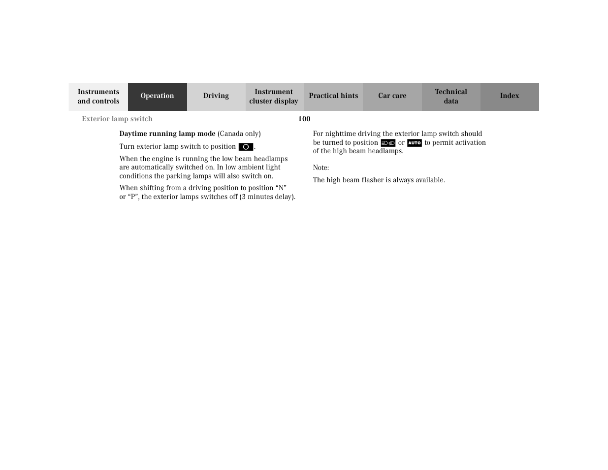 Mercedes-Benz 2002 ML 320 User Manual | Page 103 / 342