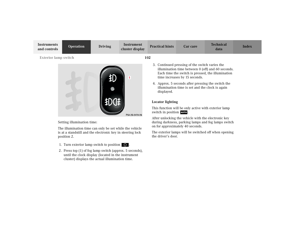 Mercedes-Benz 2002 ML 320 User Manual | Page 105 / 342