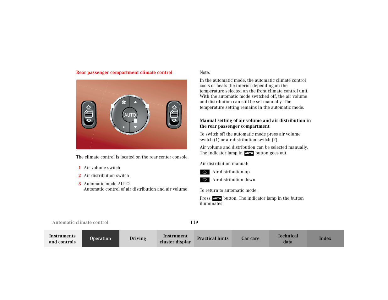 Mercedes-Benz 2002 ML 320 User Manual | Page 122 / 342