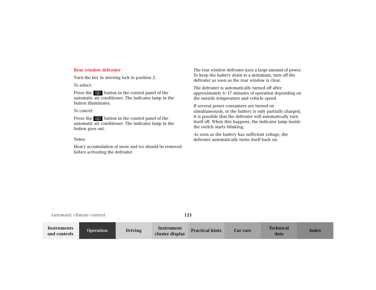 Mercedes-Benz 2002 ML 320 User Manual | Page 124 / 342