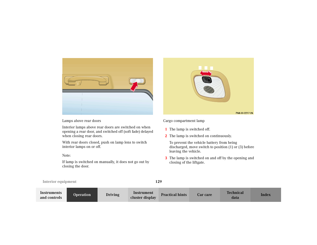Mercedes-Benz 2002 ML 320 User Manual | Page 132 / 342
