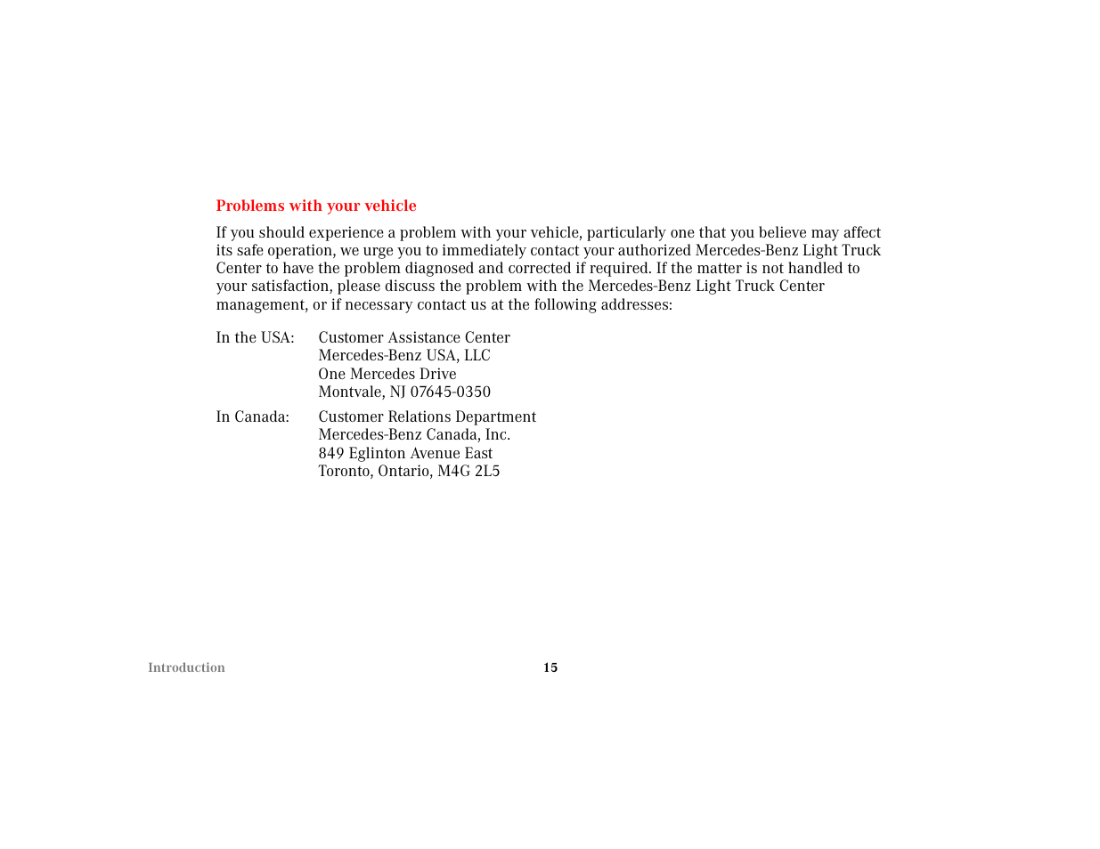 Mercedes-Benz 2002 ML 320 User Manual | Page 18 / 342