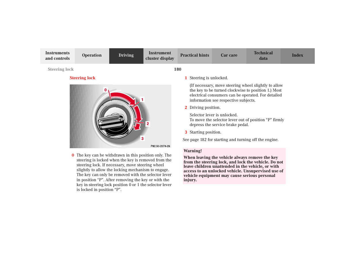 Mercedes-Benz 2002 ML 320 User Manual | Page 183 / 342
