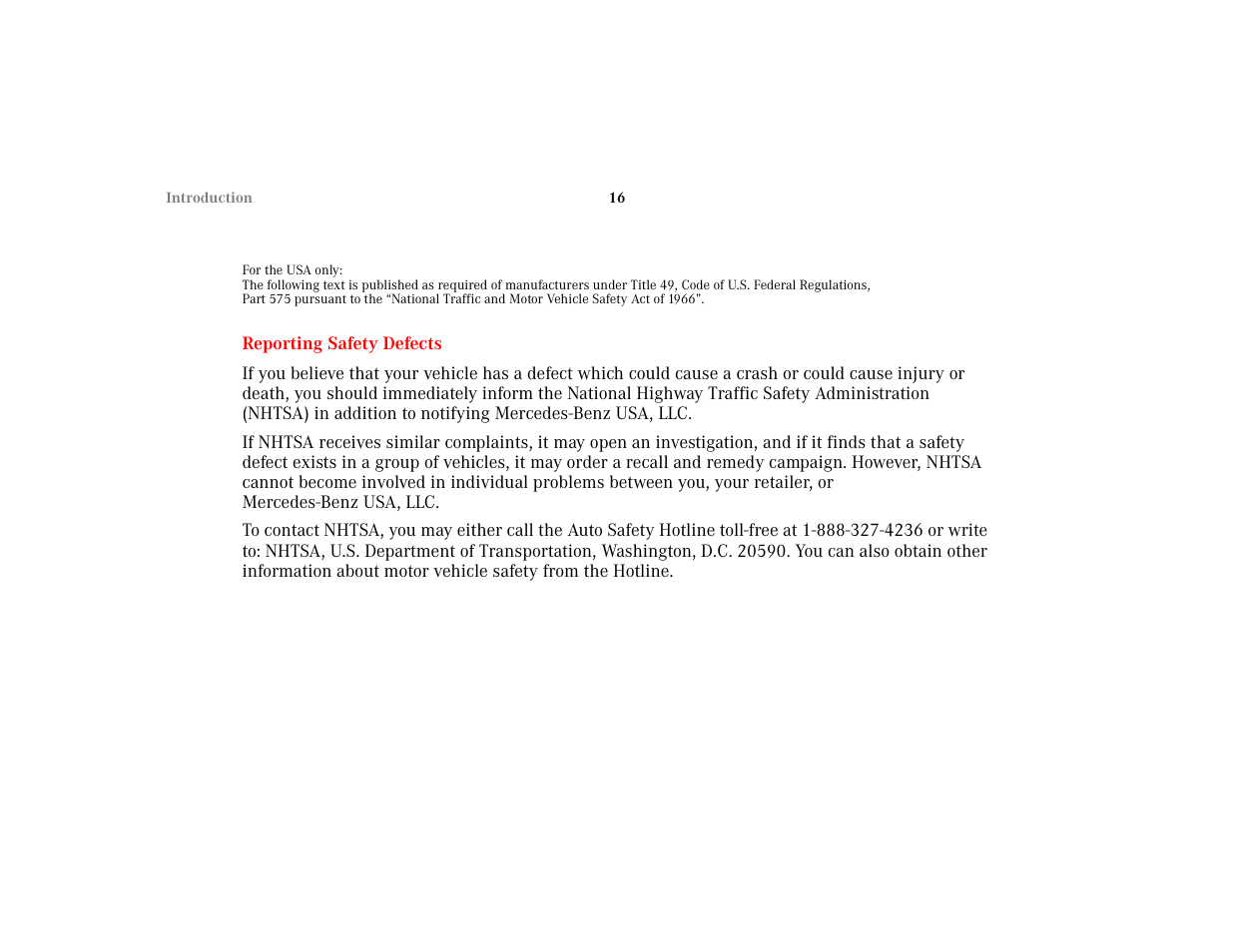 Mercedes-Benz 2002 ML 320 User Manual | Page 19 / 342