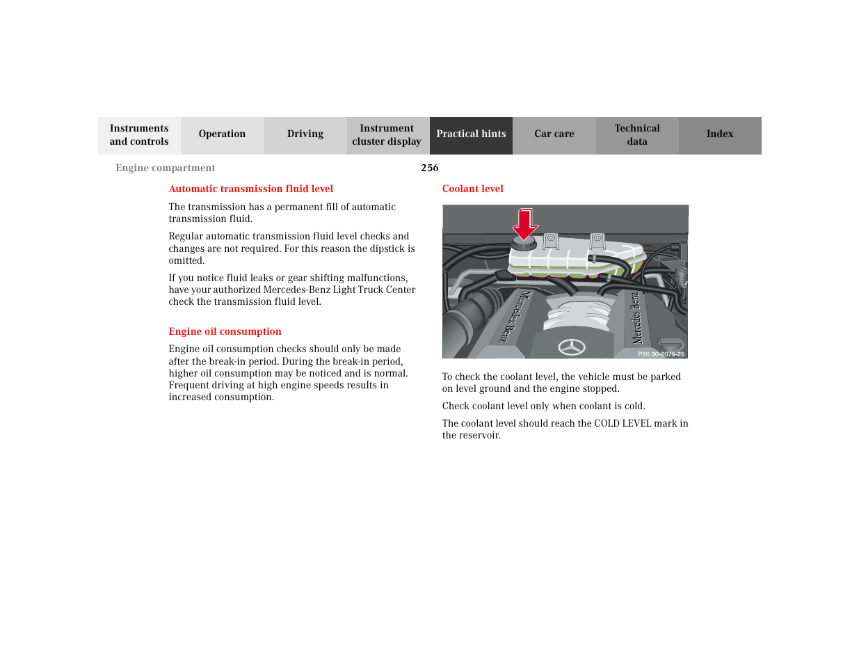 Mercedes-Benz 2002 ML 320 User Manual | Page 259 / 342