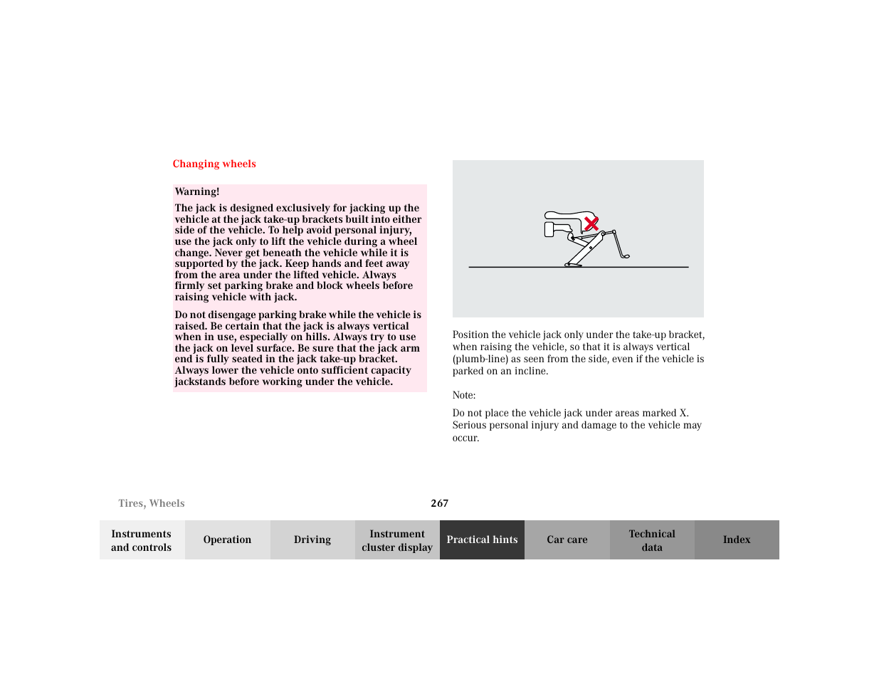 Mercedes-Benz 2002 ML 320 User Manual | Page 270 / 342