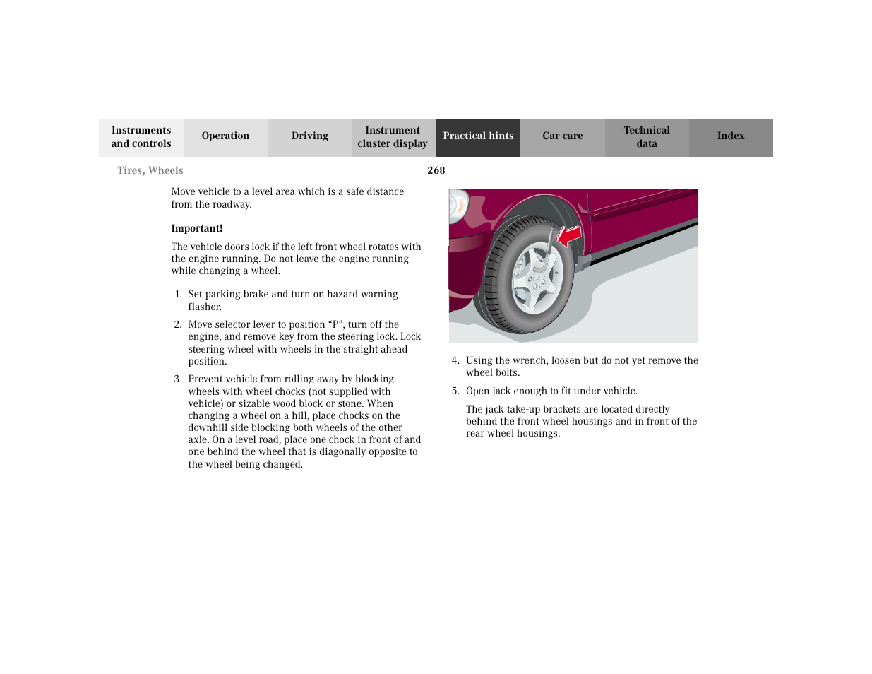 Mercedes-Benz 2002 ML 320 User Manual | Page 271 / 342