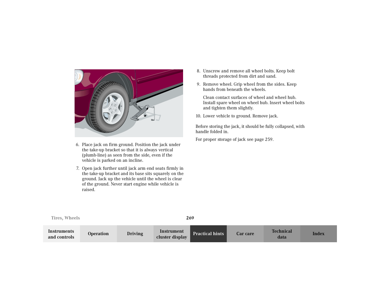 Mercedes-Benz 2002 ML 320 User Manual | Page 272 / 342