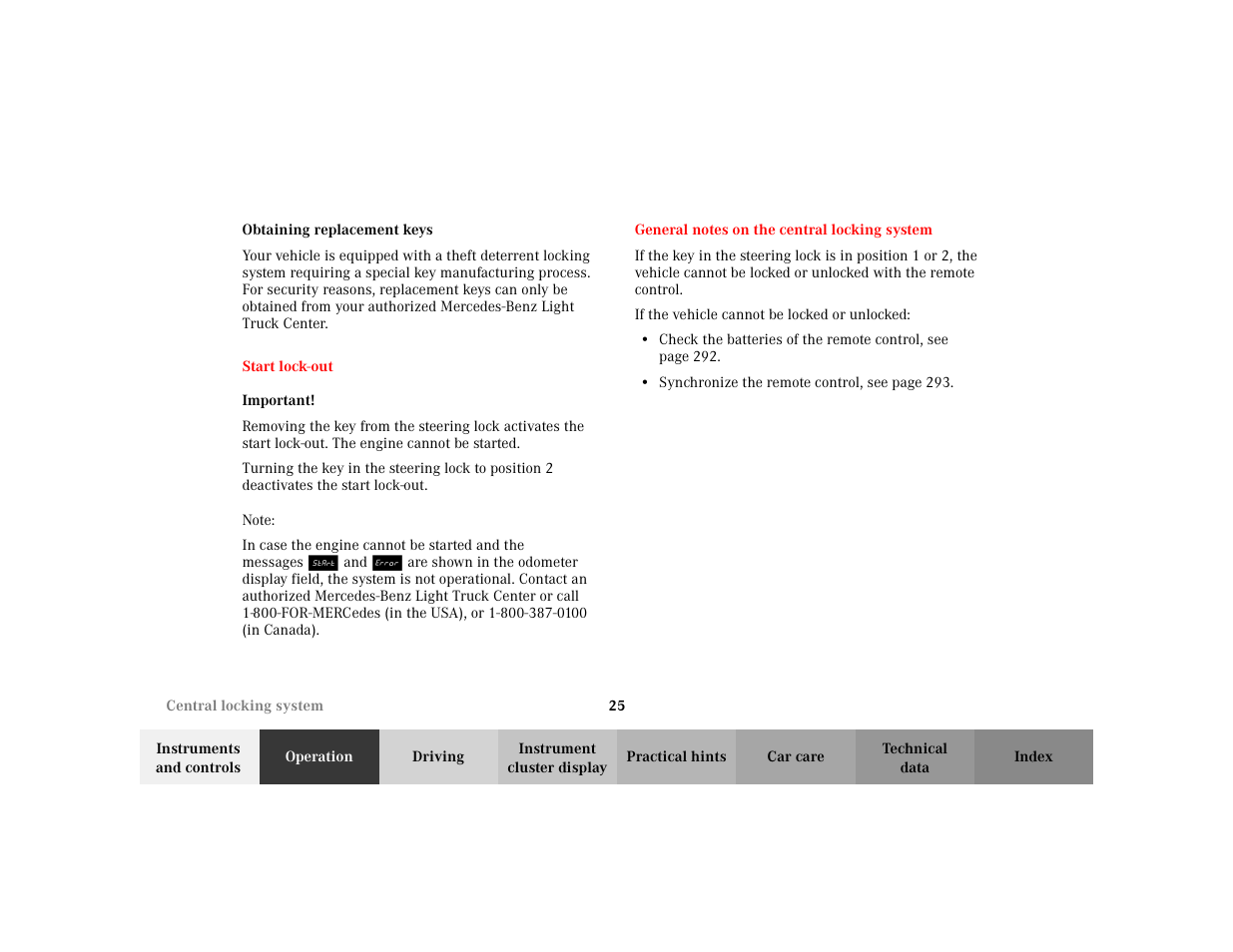 Mercedes-Benz 2002 ML 320 User Manual | Page 28 / 342