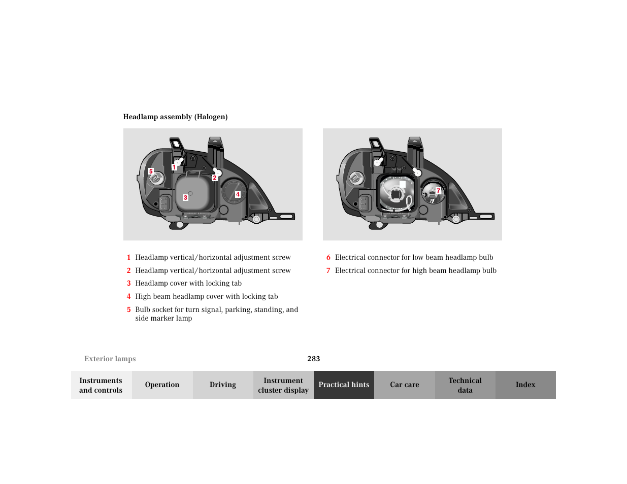 Mercedes-Benz 2002 ML 320 User Manual | Page 286 / 342