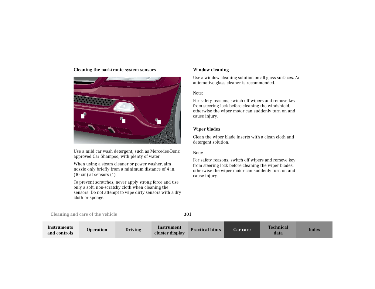 Mercedes-Benz 2002 ML 320 User Manual | Page 304 / 342