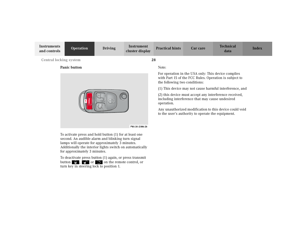 Mercedes-Benz 2002 ML 320 User Manual | Page 31 / 342