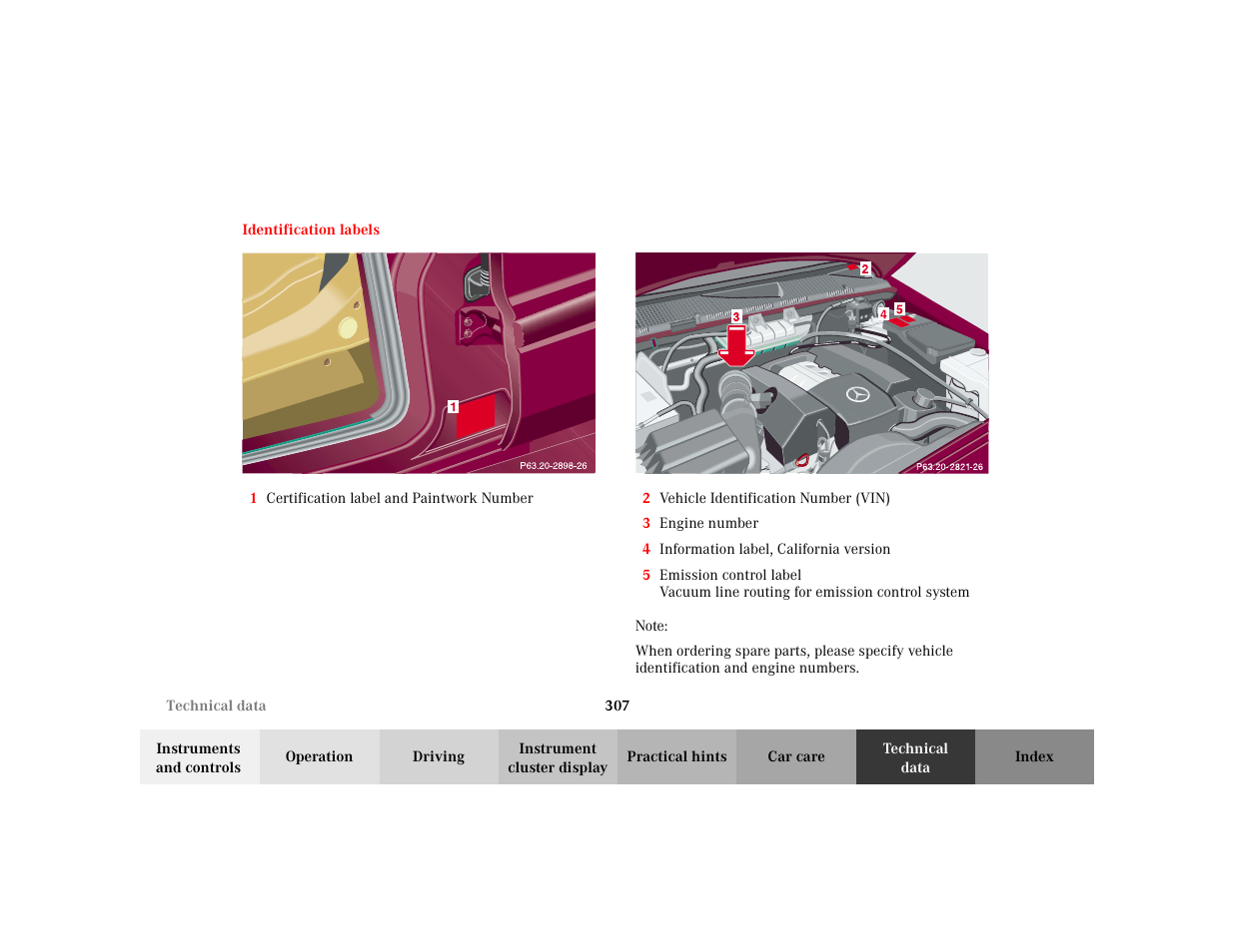 Mercedes-Benz 2002 ML 320 User Manual | Page 310 / 342