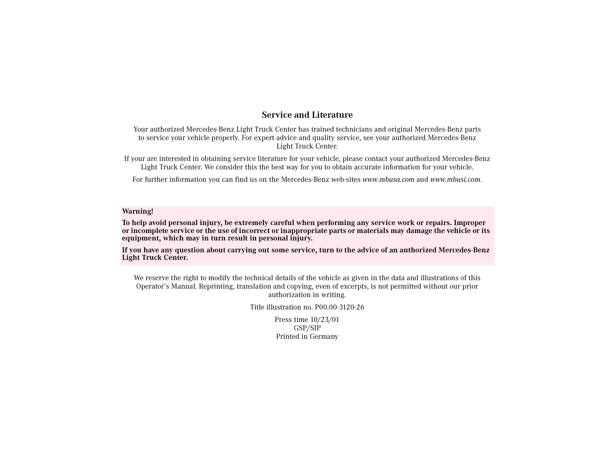 Mercedes-Benz 2002 ML 320 User Manual | Page 340 / 342