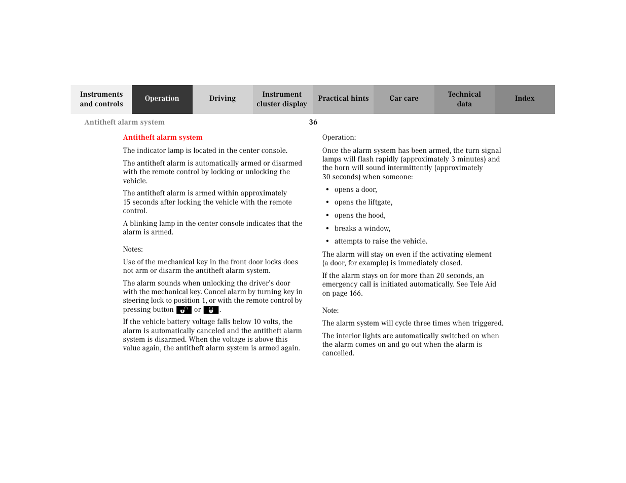 Mercedes-Benz 2002 ML 320 User Manual | Page 39 / 342