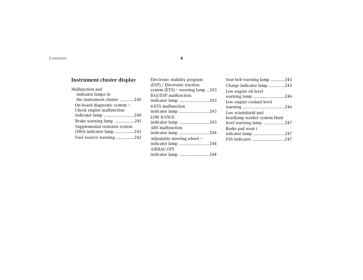 Mercedes-Benz 2002 ML 320 User Manual | Page 7 / 342