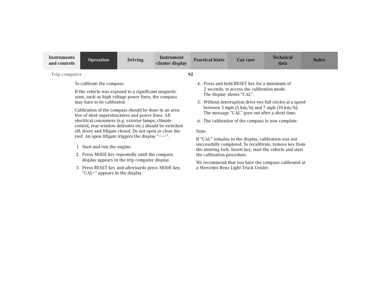 Mercedes-Benz 2002 ML 320 User Manual | Page 95 / 342