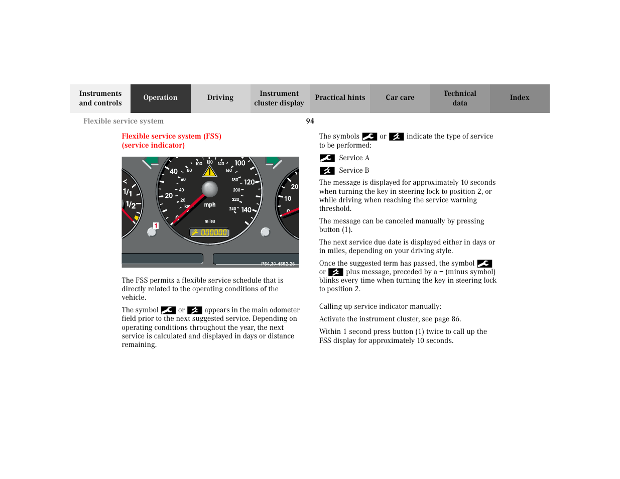 Mercedes-Benz 2002 ML 320 User Manual | Page 97 / 342