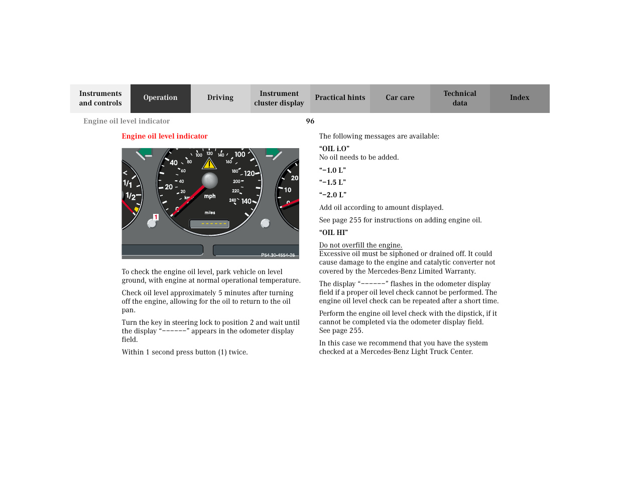 Mercedes-Benz 2002 ML 320 User Manual | Page 99 / 342