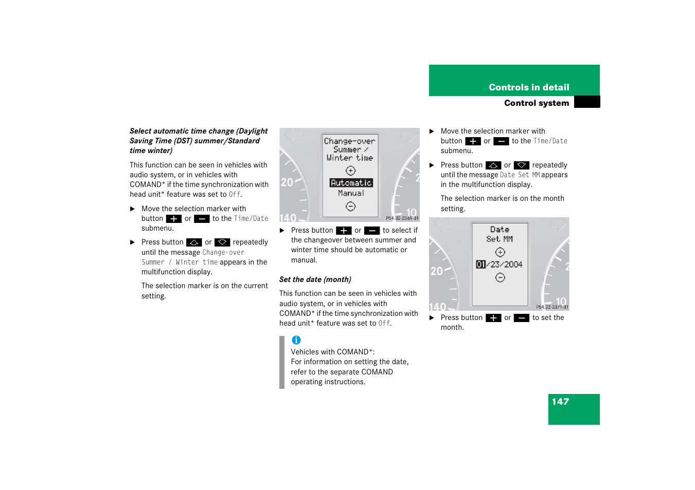 Mercedes-Benz 2006 C-Class User Manual | Page 148 / 474