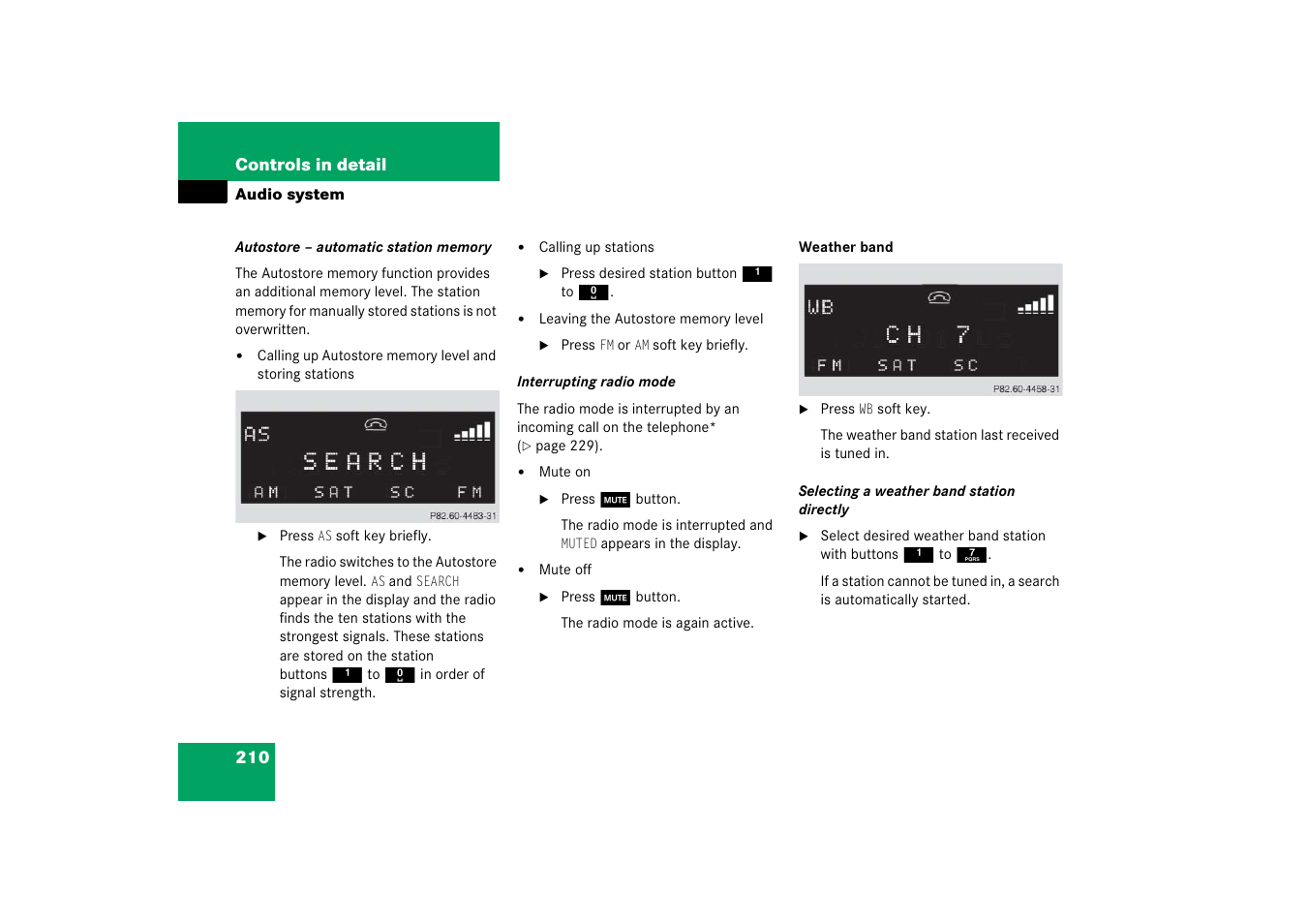 Mercedes-Benz 2006 C-Class User Manual | Page 211 / 474