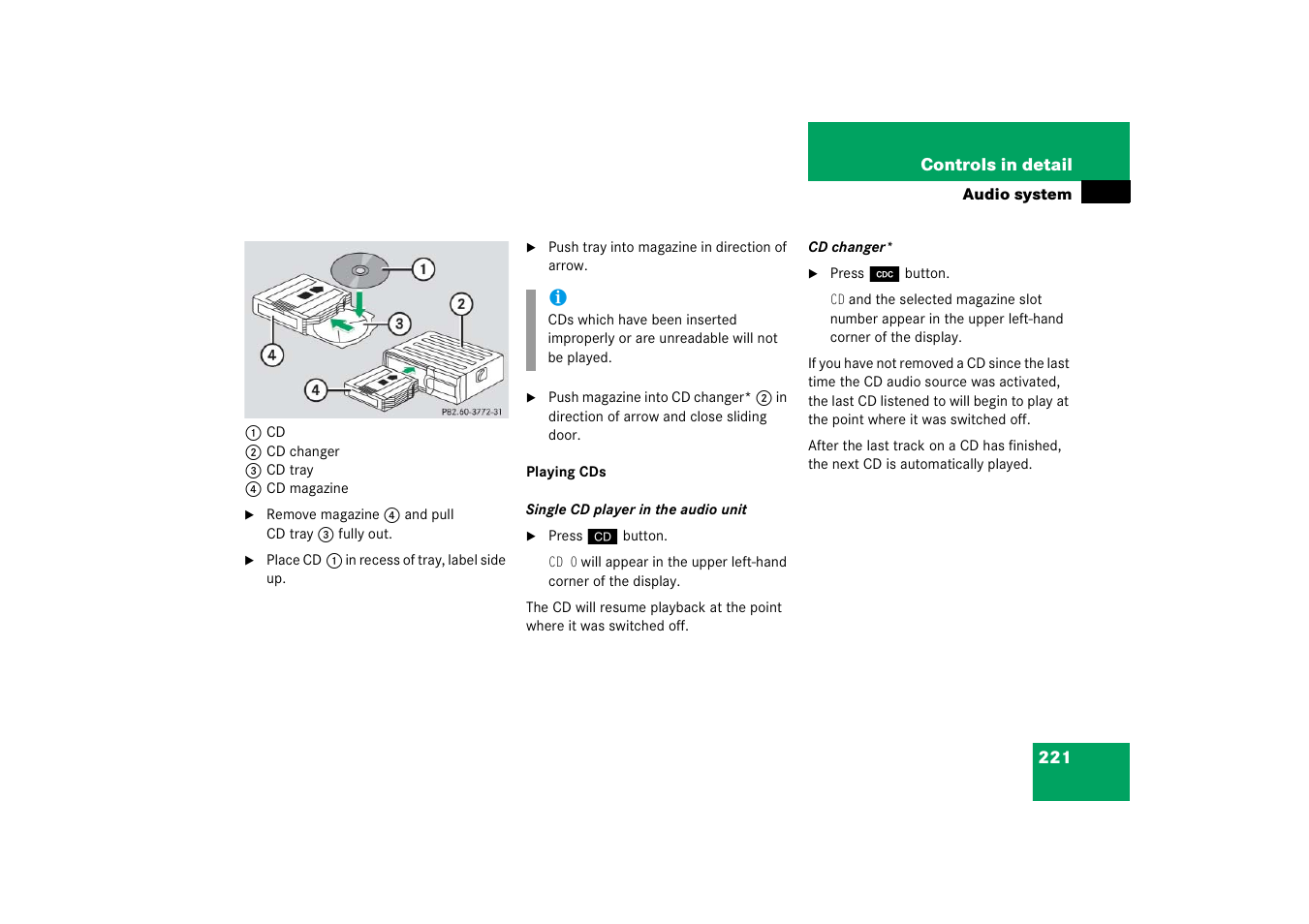 Mercedes-Benz 2006 C-Class User Manual | Page 222 / 474