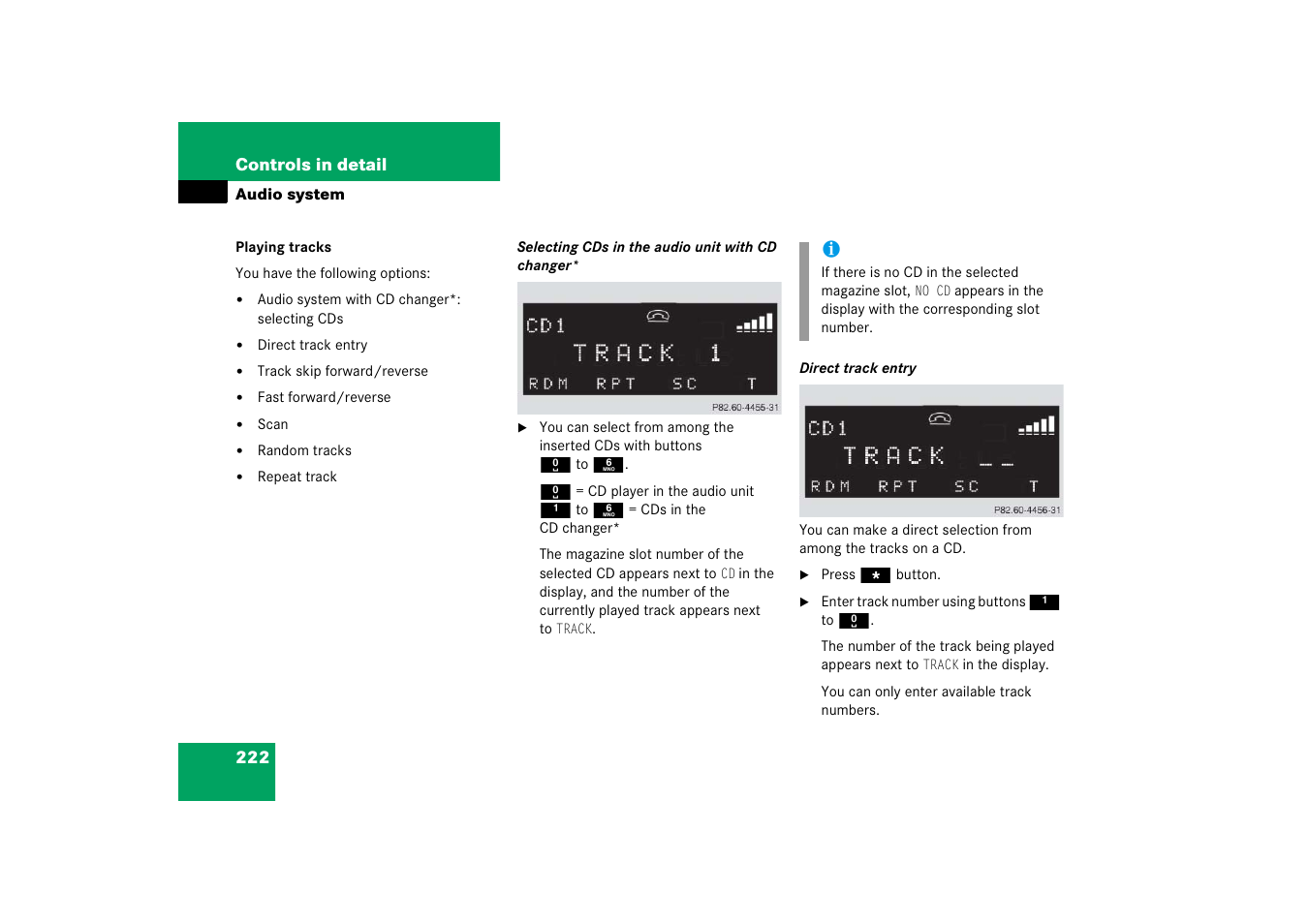 Mercedes-Benz 2006 C-Class User Manual | Page 223 / 474