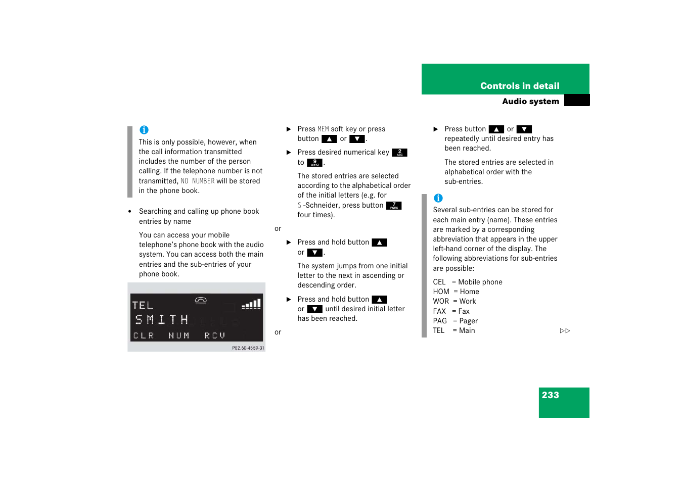 Mercedes-Benz 2006 C-Class User Manual | Page 234 / 474