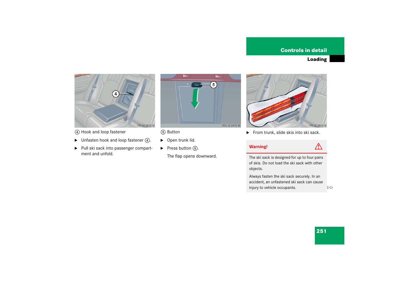 Mercedes-Benz 2006 C-Class User Manual | Page 252 / 474