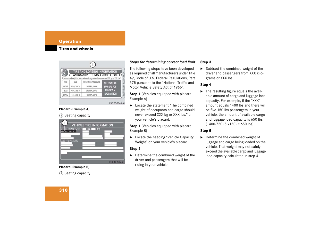 Mercedes-Benz 2006 C-Class User Manual | Page 311 / 474