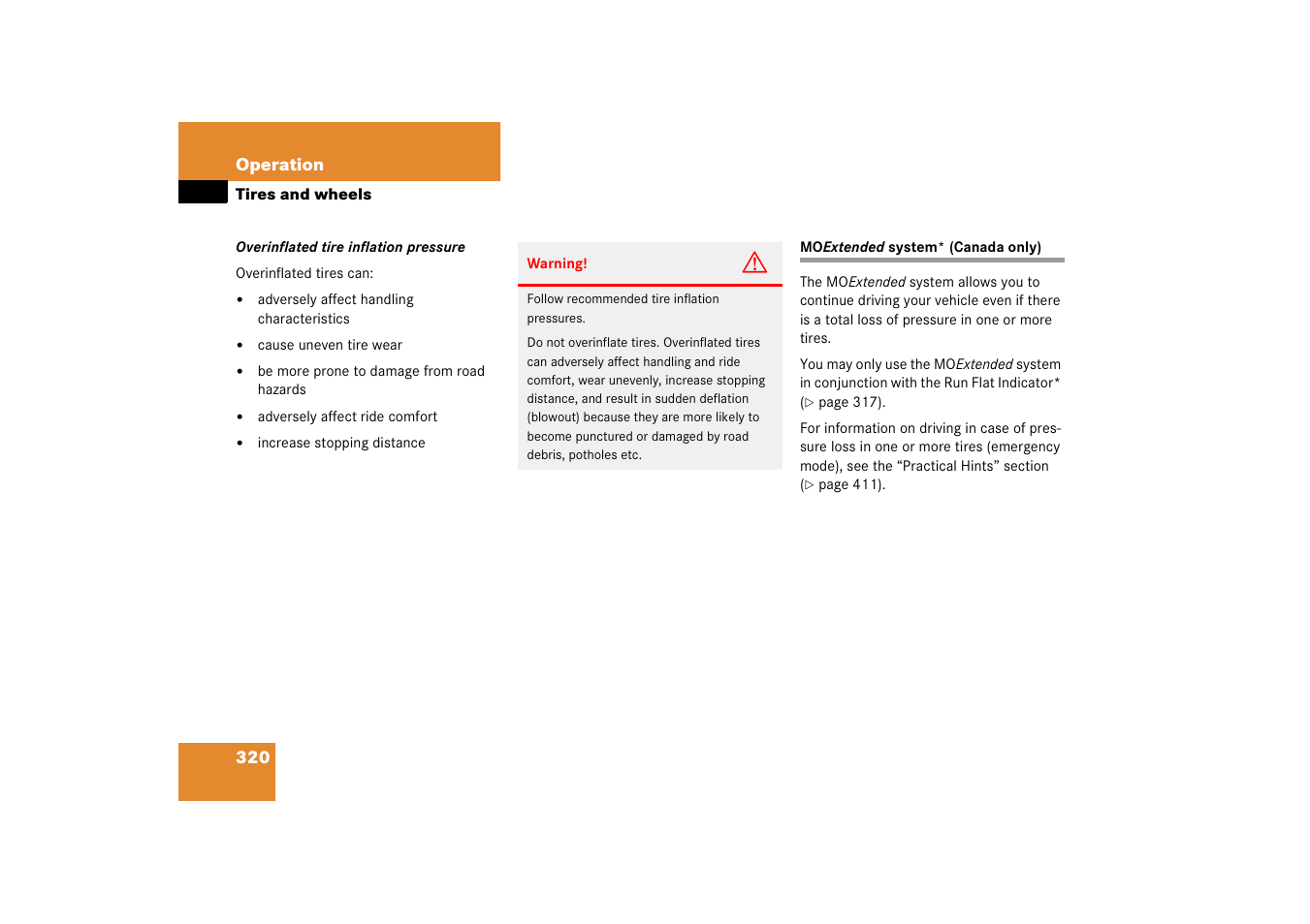 Moextended system* (canada only) | Mercedes-Benz 2006 C-Class User Manual | Page 321 / 474