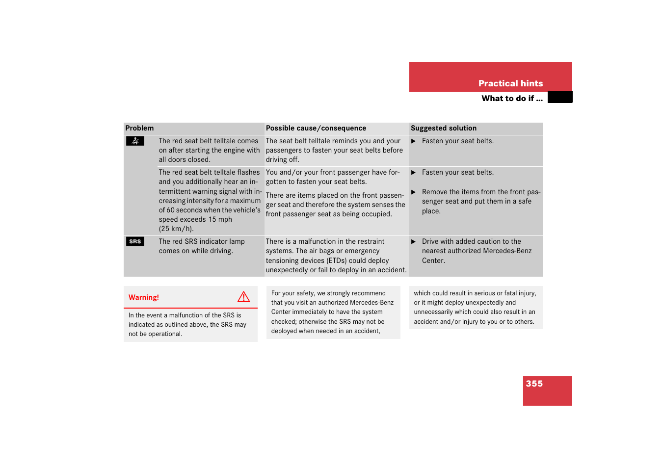 Mercedes-Benz 2006 C-Class User Manual | Page 356 / 474