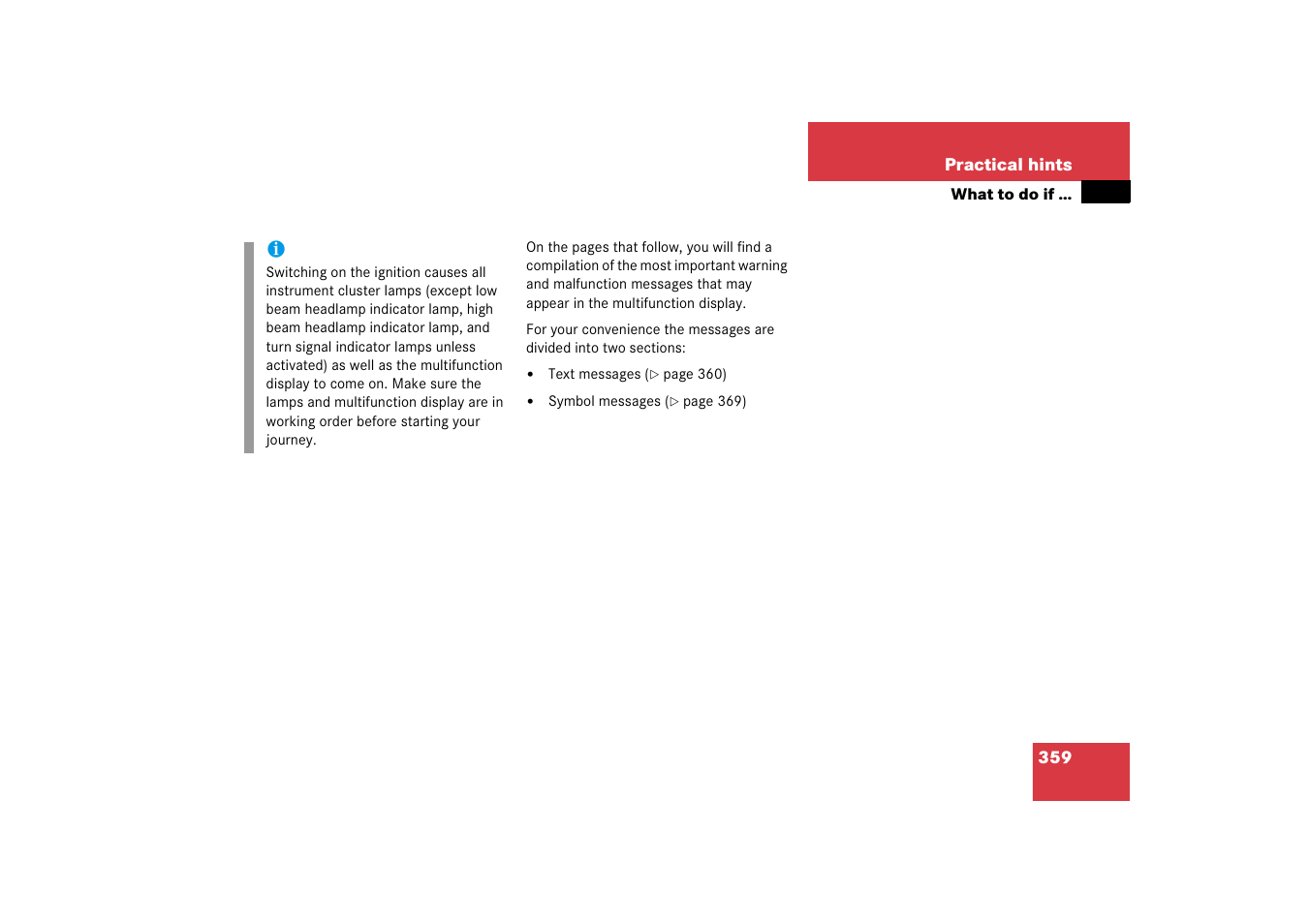 Mercedes-Benz 2006 C-Class User Manual | Page 360 / 474