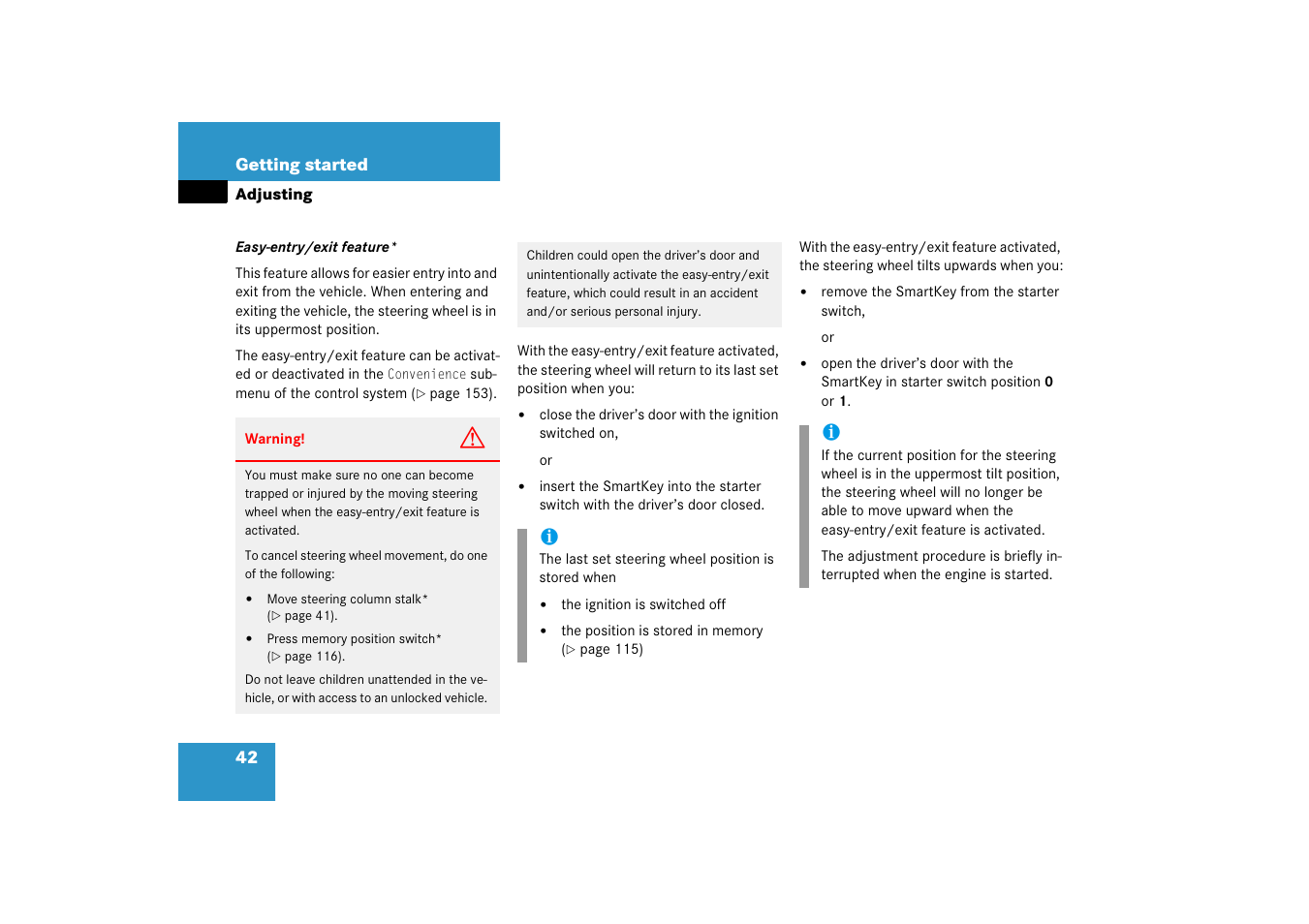 Mercedes-Benz 2006 C-Class User Manual | Page 43 / 474