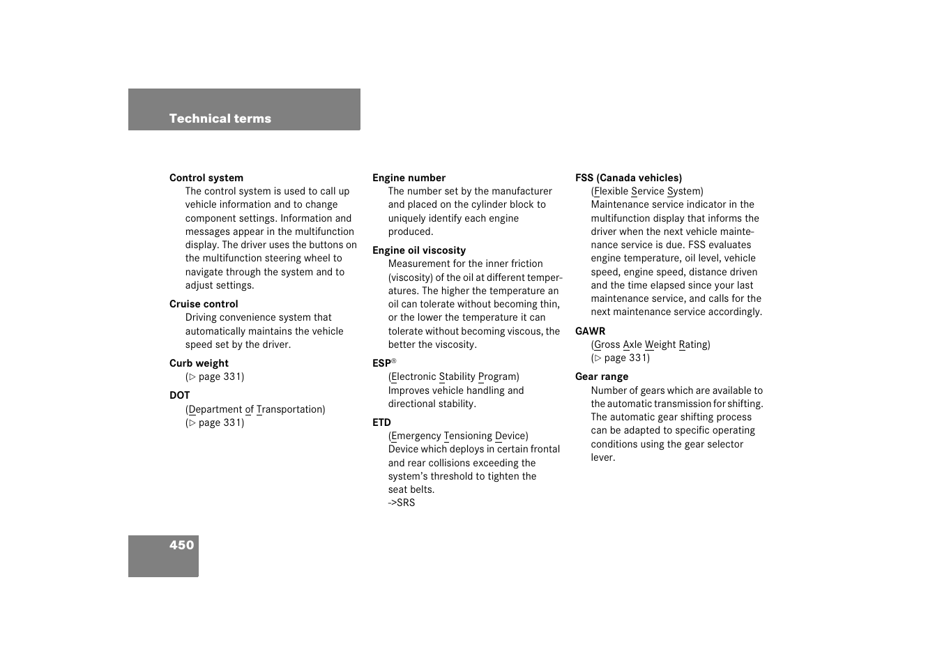 Mercedes-Benz 2006 C-Class User Manual | Page 451 / 474