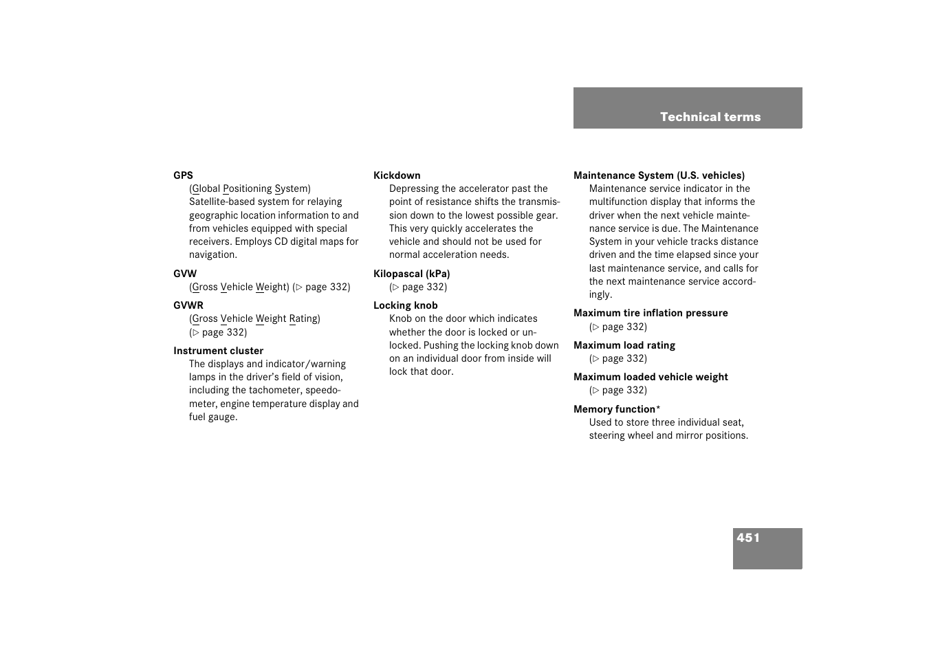 Mercedes-Benz 2006 C-Class User Manual | Page 452 / 474