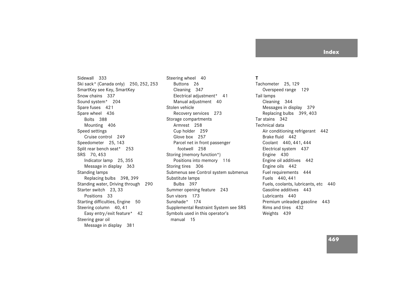 Mercedes-Benz 2006 C-Class User Manual | Page 470 / 474