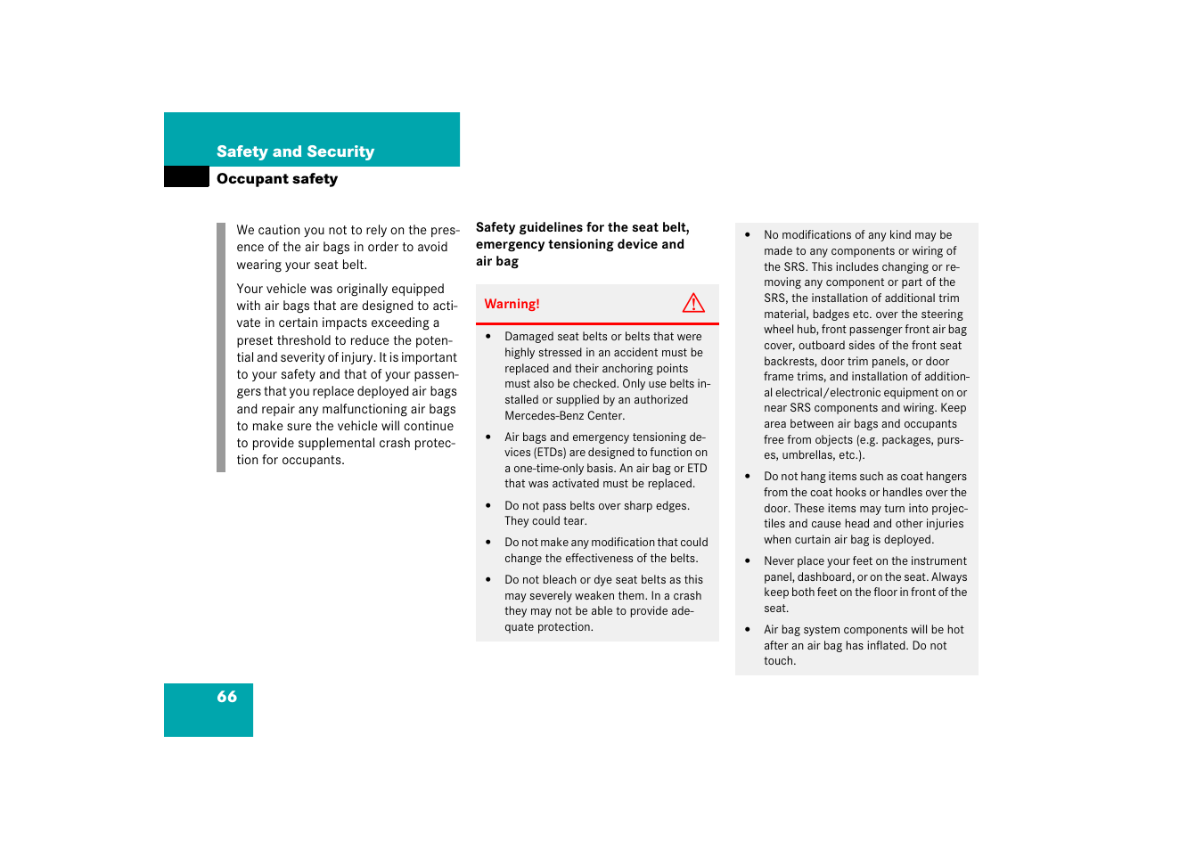 Mercedes-Benz 2006 C-Class User Manual | Page 67 / 474