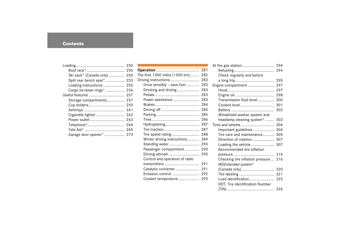 Mercedes-Benz 2006 C-Class User Manual | Page 7 / 474
